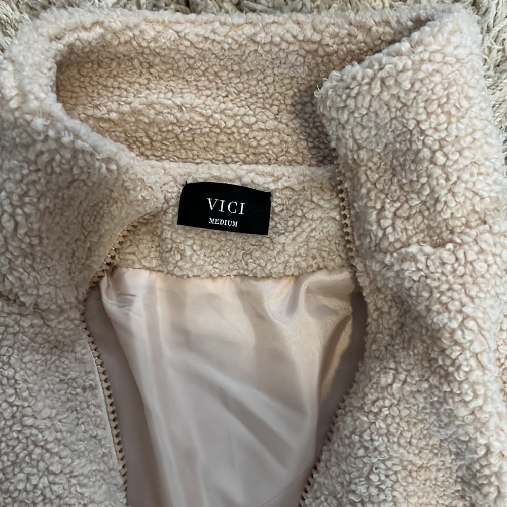 Vici Dolls Teddy Zip Up Jacket - image 2